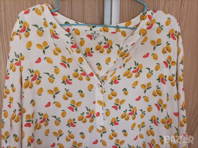 Блуза с лимони Tom Tailor, снимка 2 - Тениски - 40216664