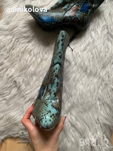 Нови змийски боти на ток, снимка 5 - Дамски боти - 43476772