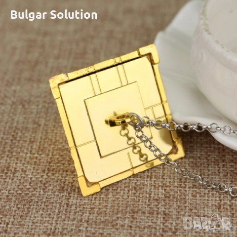 🔱🔱 Yu-Gi-Oh! 3D Хилядолетният Пъзел – Колекционерско Колие / Медальон, снимка 4 - Колиета, медальони, синджири - 52598227