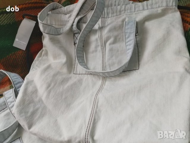 Нова чанта /торба G-STAR RAW Luza white bleached, оригинал, снимка 8 - Чанти - 28319545