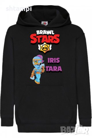 Детски Суитчър/Суитшърт Iris Tara,Brawl Stars,Игра,Подарък,Изненада,Забавление,Рожден Ден, снимка 2 - Детски анцузи и суичери - 38314483