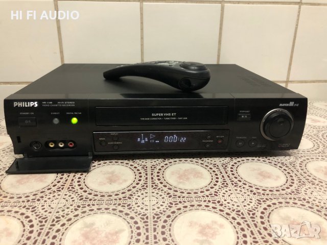 Philips VR1100 S-VHS ET, снимка 2 - Плейъри, домашно кино, прожектори - 43915659