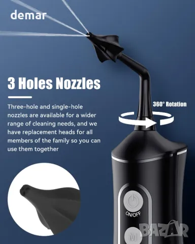 Комплект за премахване на ушна кал, безопасно електрическо промиване на уши, снимка 4 - Други - 47400414