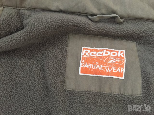 Мъжко зимно яке REEBOK оригинал, size XXL, много дебело и топло с вата и полар, свободен модел, снимка 6 - Якета - 27409021