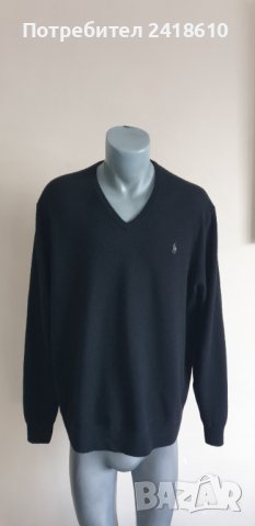 POLO Ralph Lauren V - Neck Sweather Wool /Merino Mens Size XL НОВО! ОРИГИНАЛ! Мъжки Пуловер!, снимка 8 - Пуловери - 43944038