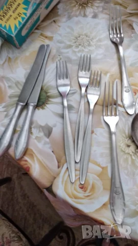 Алпака вилици и лъжици, снимка 3 - Прибори за хранене, готвене и сервиране - 50835386