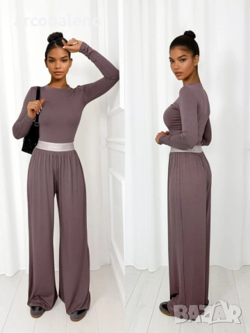 Дамски комплект от две части от вискоза Susan, 6цвята , снимка 6 - Комплекти - 52237282