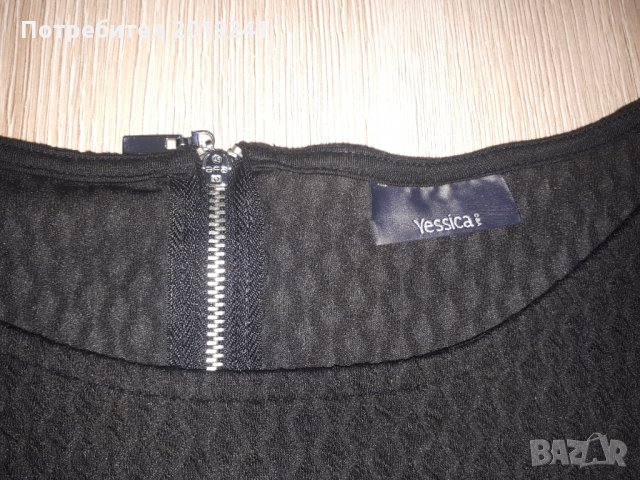 Черна елегантна рокля , снимка 4 - Рокли - 27252797