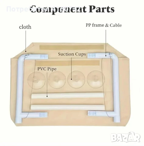 Окачено легло/ хамак за котки, снимка 5 - За котки - 51023991