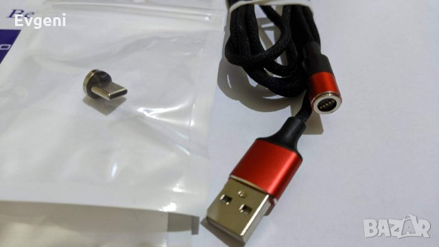 USB магнитни кабели ROCK Type-C,Micro USB,Lightning Fast Charging, снимка 12 - USB кабели - 26836820