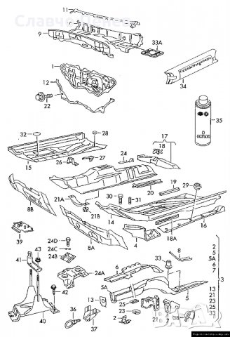 Основа предна броня VW G3 и Vento., снимка 5 - Части - 33130094