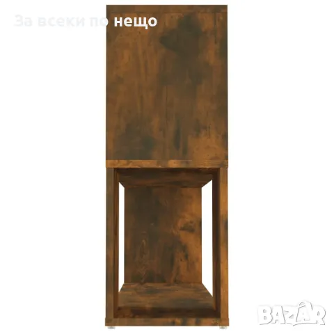 Библиотека, опушен дъб, 100x24x63 см, инженерно дърво Код P228, снимка 4 - Други - 49511927