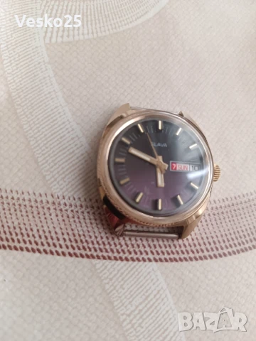 Часовник Слава/Slava механичен позлата, снимка 3 - Мъжки - 51386193