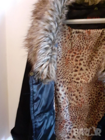 Зимно яке с кожена яка! , снимка 5 - Якета - 53514873