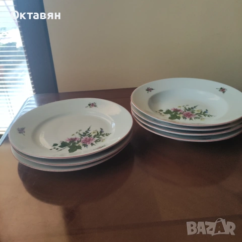 Порцеланови чинии плитки/дълбоки, снимка 3 - Чинии - 53422709