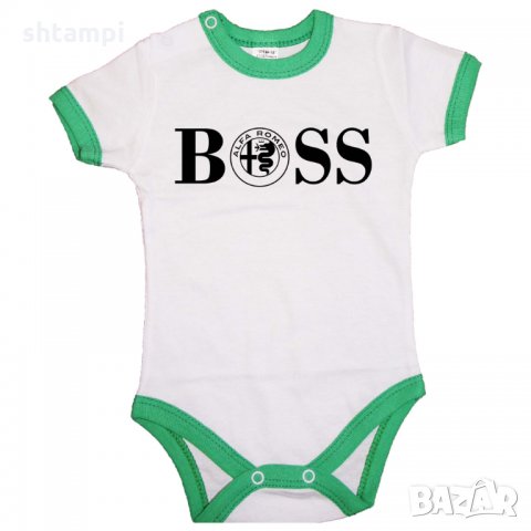 Бебешко боди ALFA ROMEO BOSS , снимка 4 - Бодита за бебе - 33224641