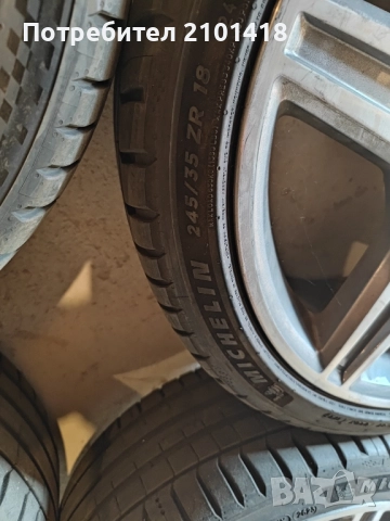 Джанти с гуми за Мерцедес спорт пакет 18 цола, снимка 13 - Гуми и джанти - 51686158
