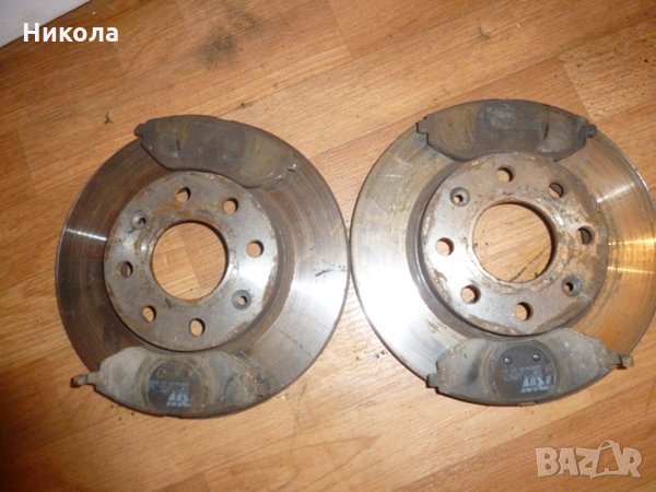 Предни дискове с накладки Шевролет Авео 1.2 