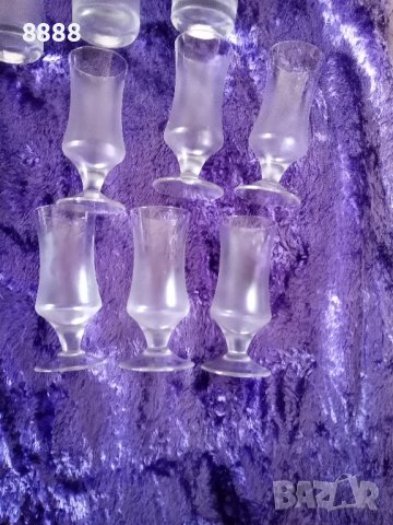 Стъклени чашки за ракия , снимка 1 - Други ценни предмети - 43895576