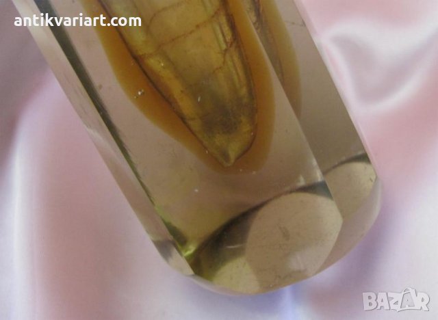 19 век Масивна Тежка Кристална Ваза, снимка 5 - Антикварни и старинни предмети - 26720753