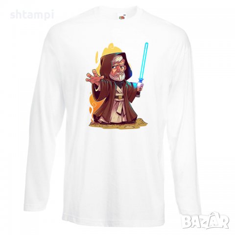 Мъжка тениска Star Wars Obi Wan Star Wars Игра,Изненада,Подарък,Геймър, , снимка 4 - Тениски - 36809580