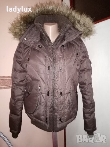 Staff & Co, Гъши пух, с Качулка, Яке, Размер М. Код 1422, снимка 2 - Якета - 35203130