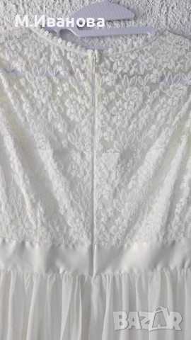 Булчинска рокля  размер S/М - НОВА, снимка 8 - Рокли - 50923586