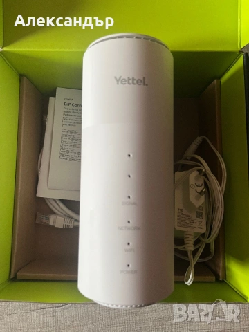 Нов 5G рутер ZTE G5B, Wi-Fi 6 yettel, снимка 5 - Рутери - 53021962