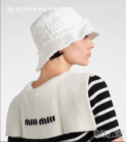 Miu Miu Дамска Лятна Шапка Миу Миу - Налични Различни Цветове Код E690, снимка 2 - Шапки - 51149665