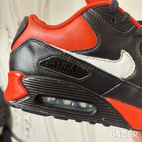 Кожени маратонки  NIKE AIR MAX 90 номер 45-45,5 , снимка 10 - Маратонки - 48562642
