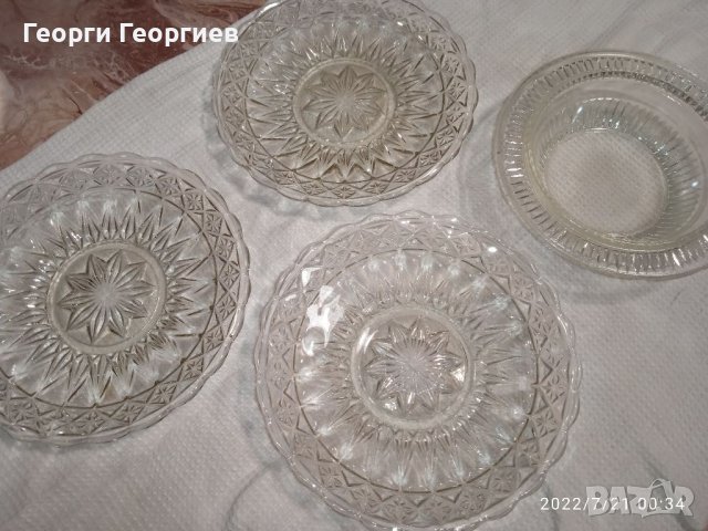 Стари стъклени неща , снимка 4 - Аксесоари за кухня - 37504163