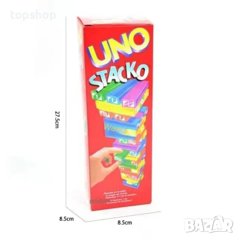 Игра Jenga за деца, Многоцветен пъзел, снимка 3 - Образователни игри - 50501842