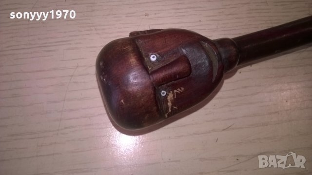 АНТИКА-БАСТУН-ТИКОВО ДЪРВО-94Х5СМ-ВНОС ХОЛАНДИЯ, снимка 3 - Колекции - 27704391