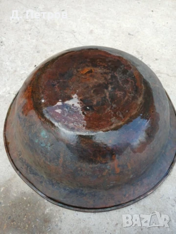 Стар меден леген, снимка 2 - Антикварни и старинни предмети - 51098230