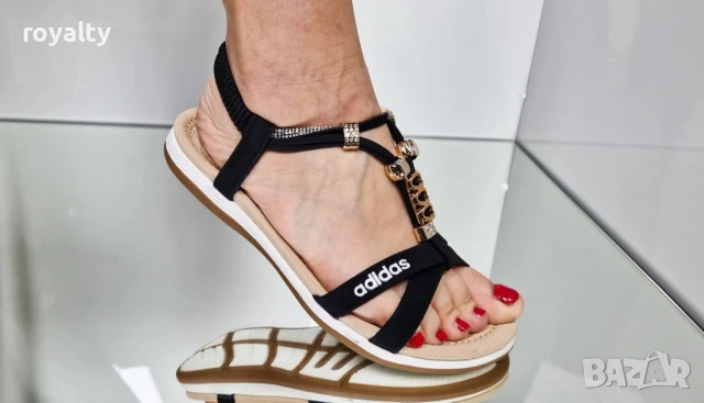 Маркови черни дамски сандали , снимка 7 - Сандали - 50947494