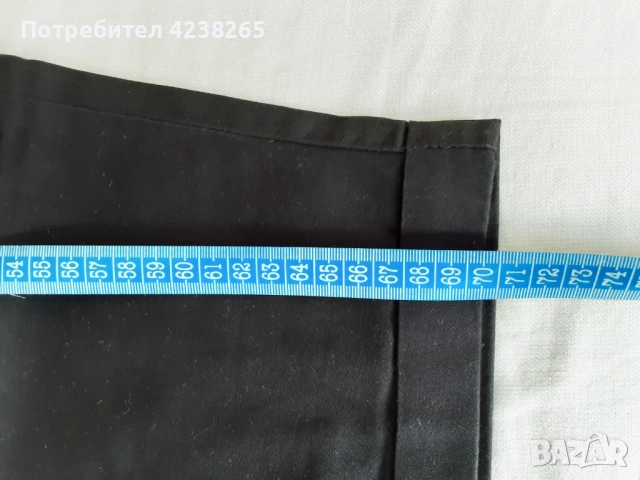 панталон "Flora" нов, 3/4, черен, памучен, снимка 2 - Панталони - 52679269