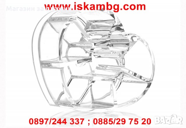 Органайзер за козметика - сърце, снимка 8 - Други - 28527914