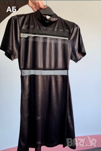 Малка черна рокля с мрежичка, снимка 6 - Рокли - 37074906