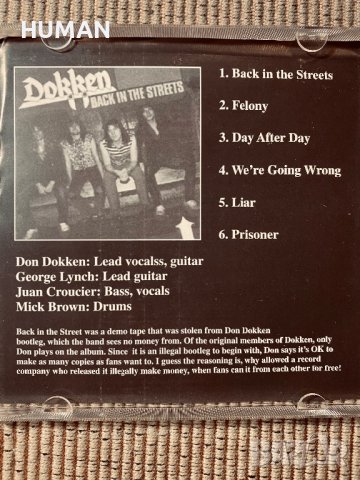 DOKKEN, снимка 4 - CD дискове - 39687460