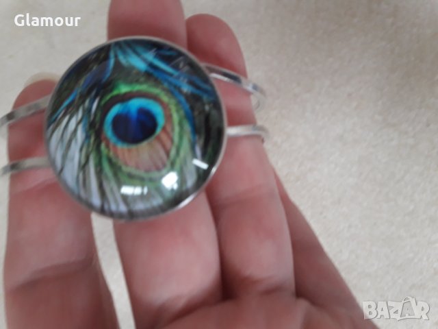 Гривна с цветен кабошон, снимка 9 - Гривни - 28147549