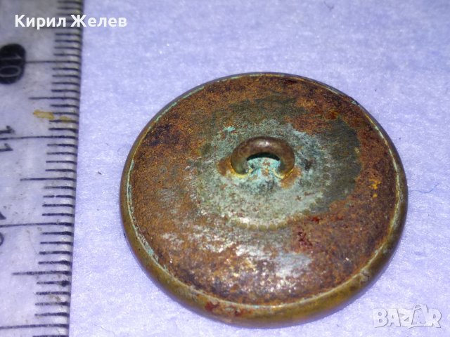 СТАРИННО ПОЗЛАТЕНО МЕТАЛНО КОПЧЕ с РИЦАР на КОН и НАДПИС МАЙСТОРСТКА ИЗРАБОТКА 41042, снимка 3 - Антикварни и старинни предмети - 43545654