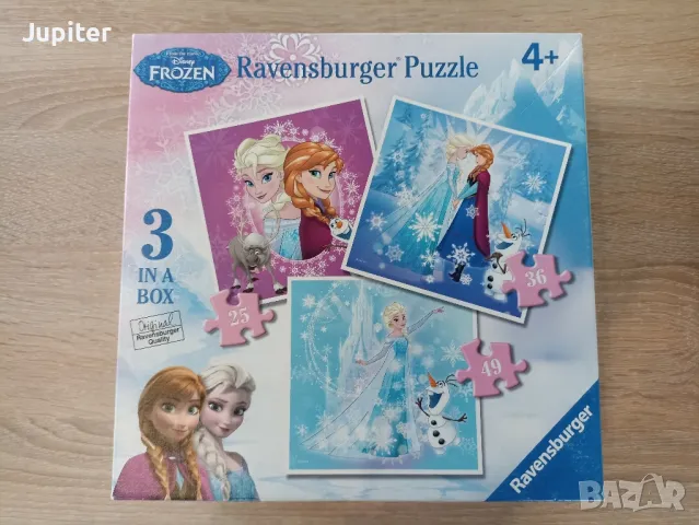 Детски пъзели Ravensburger 4+ 25, 36, 49 части Замръзналото кралство, снимка 5 - Игри и пъзели - 48194580