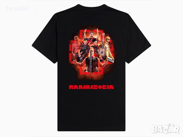 Тениски Rammstein Модели и размери, снимка 4 - Тениски - 33679436