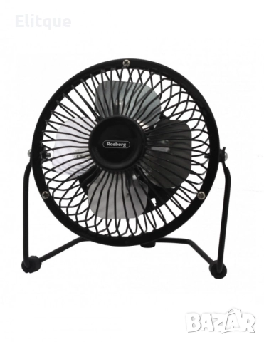 Вентилатор USB Rosberg 2.5W настолен, снимка 11 - Друга електроника - 52862501