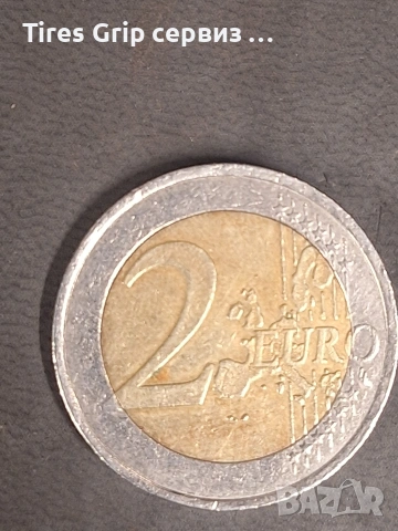 Монета от 2 евро Франция 2001г., снимка 2 - Нумизматика и бонистика - 53235535