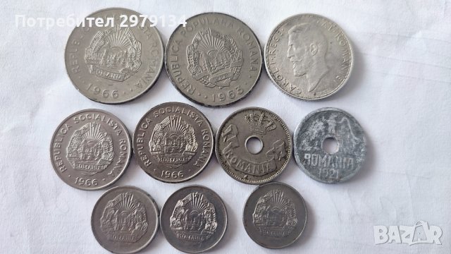 Стари румънски монети.