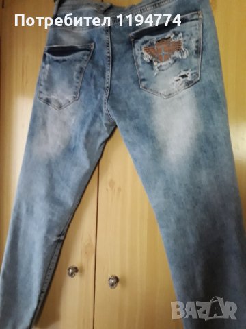 Дънки бойфренд, снимка 3 - Дънки - 36623341