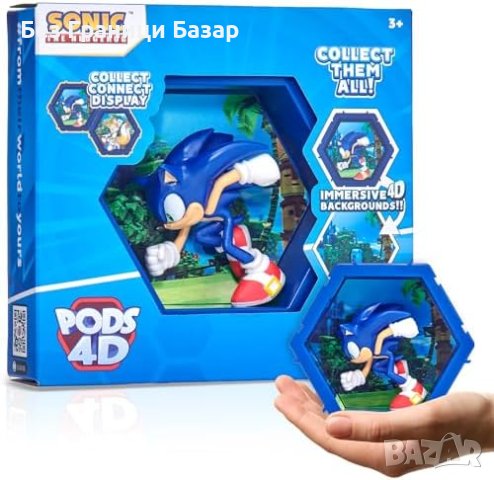 Нова 4D Sonic the Hedgehog фигура - Подарък Деца