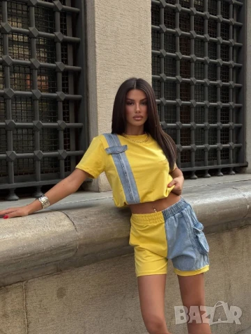 дамски екипи с деним , снимка 3 - Спортни екипи - 51176791