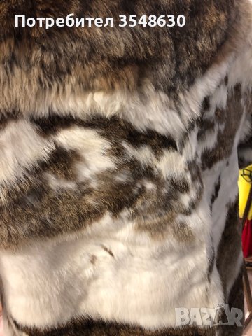 Дамско Палто Естествена кожа(заек), снимка 6 - Якета - 43998483